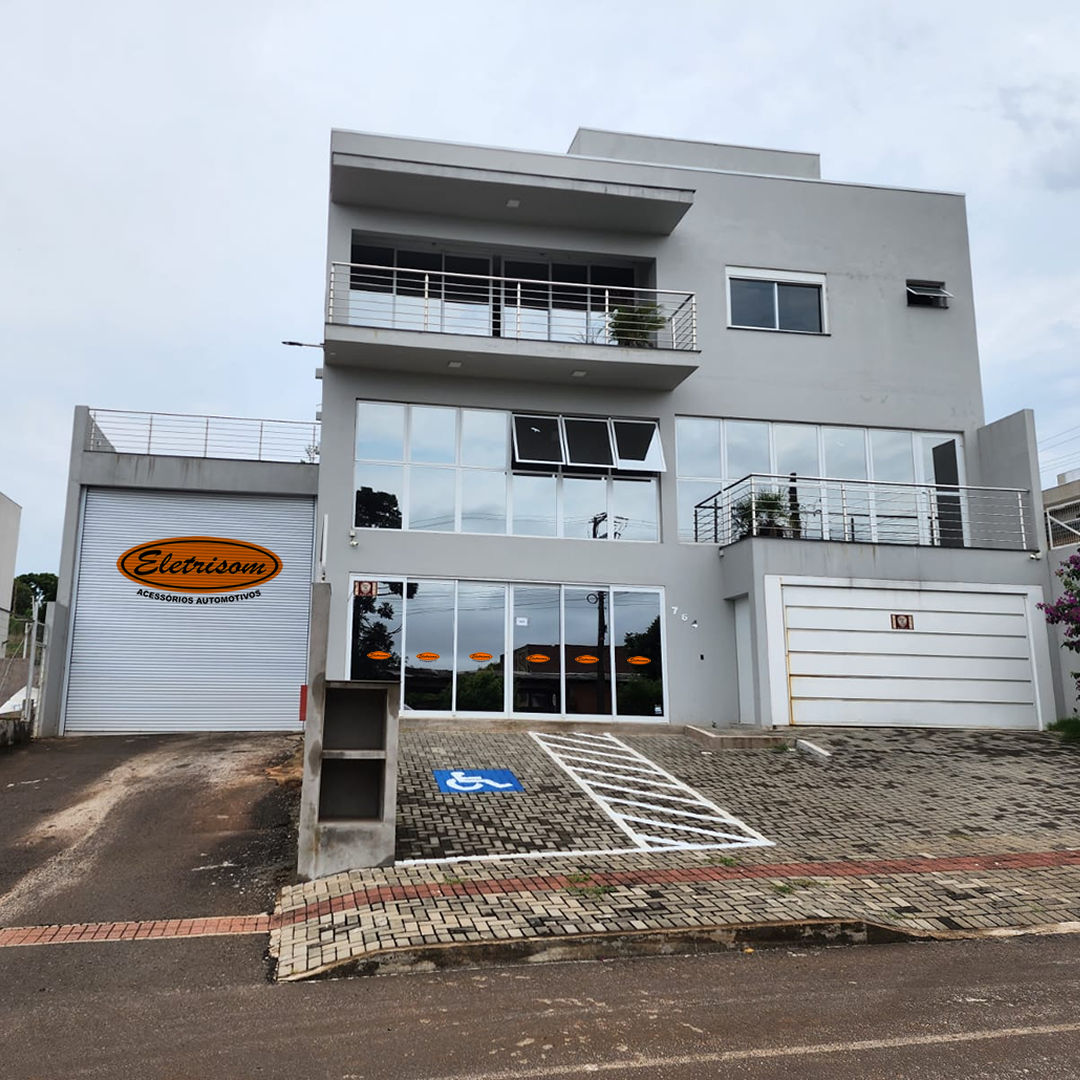 Fachada da sede da Eletrisom em Xanxerê