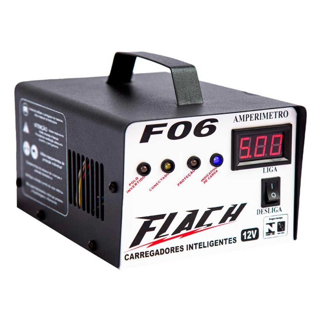 Fonte Flach F06 – 6A – Com Auxiliar De Partida