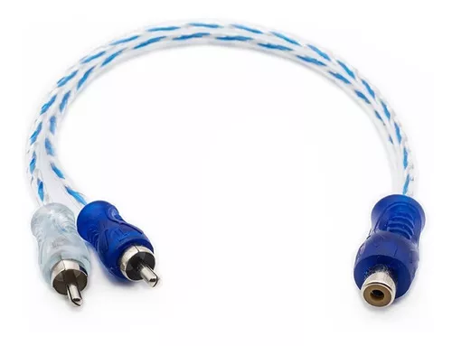 Cabo Rca Tech One Injetado Y 2 Macho/ 1 Femea