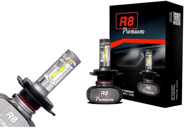 Kit Lampada Led R8 H3