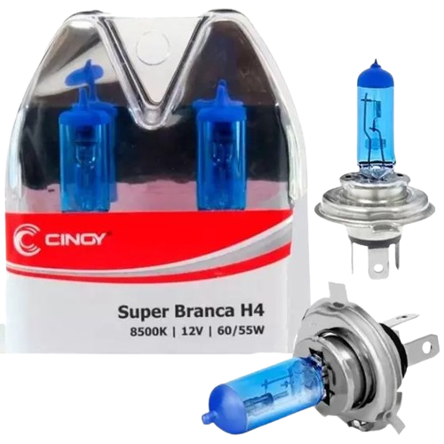 Lampada Super Branca H4 5000K – Par